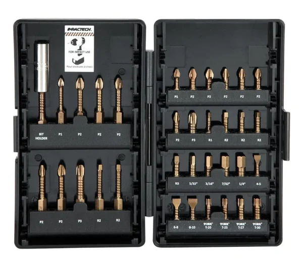34 PC IMPACTECH® DRIVER BIT SET