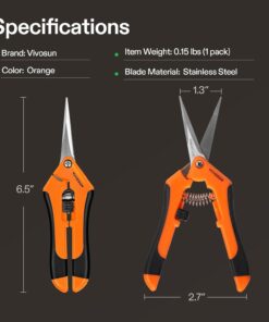 Alternative view of VIVOSUN 6.5 Inch Gardening Scissors