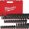 43PC SHOCKWAVE Impact Duty™ 3/8" Drive SAE & Metric Deep 6 Point Socket Set