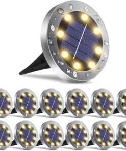 Solar Lights Outdoor 12 Pack