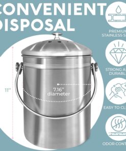 Alternative view of EPICA Countertop Compost Bin