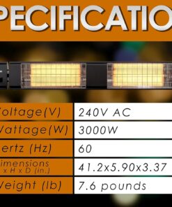Alternative view of Dr Infrared Heater DR-238